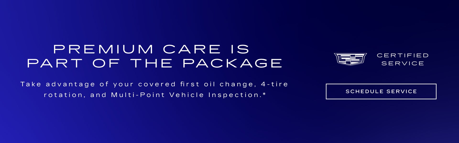 Take advantage of your covered first oil change, 4-tire rotation, and Multi-Point Vehicle Inspect...